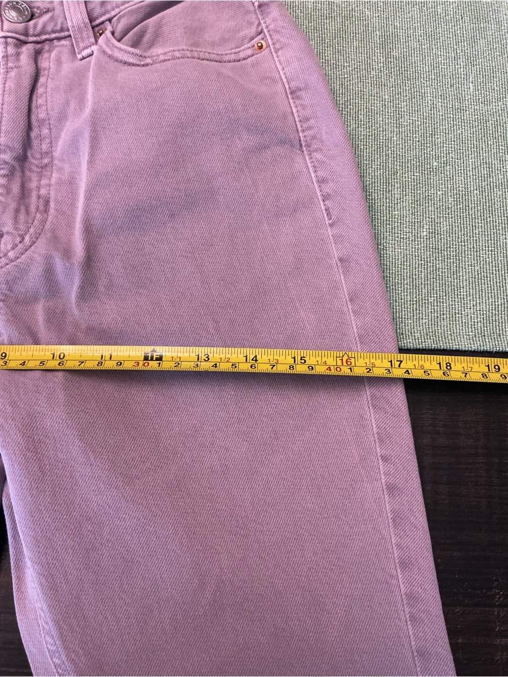 PacSun Lavender High-Rise Wide Leg Jeans for Women - Picture 6 of 10